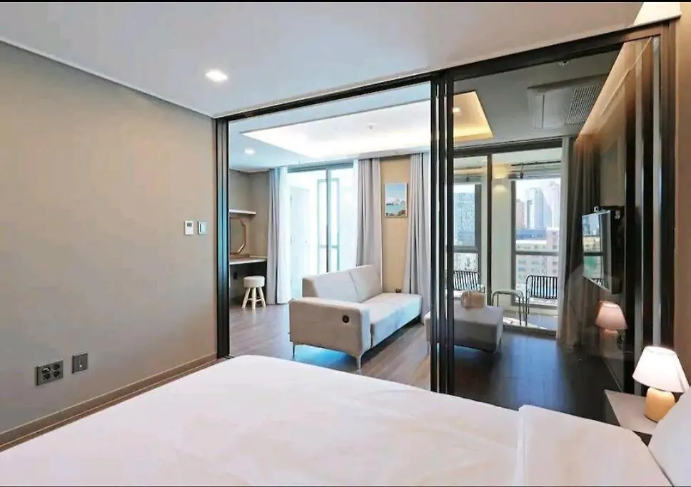 釜山広域市Gunamro Hotplace 3Min Haeundae Beachアパートメント 韓国
